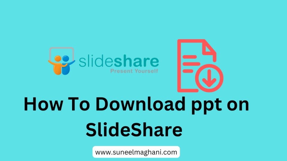 how to download presentation in slideshare